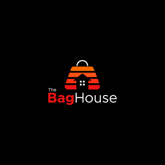 bags, creative, orange, house, simple
